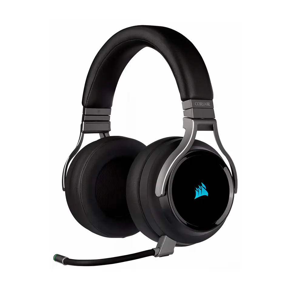 Audífonos Wireless Corsair Virtuoso RGB, Sonido 7.1, Carbón 1