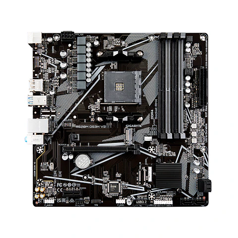 Placa Madre Gigabyte A520M DS3H V2, AM4, DDR4, M.2, MicroATX