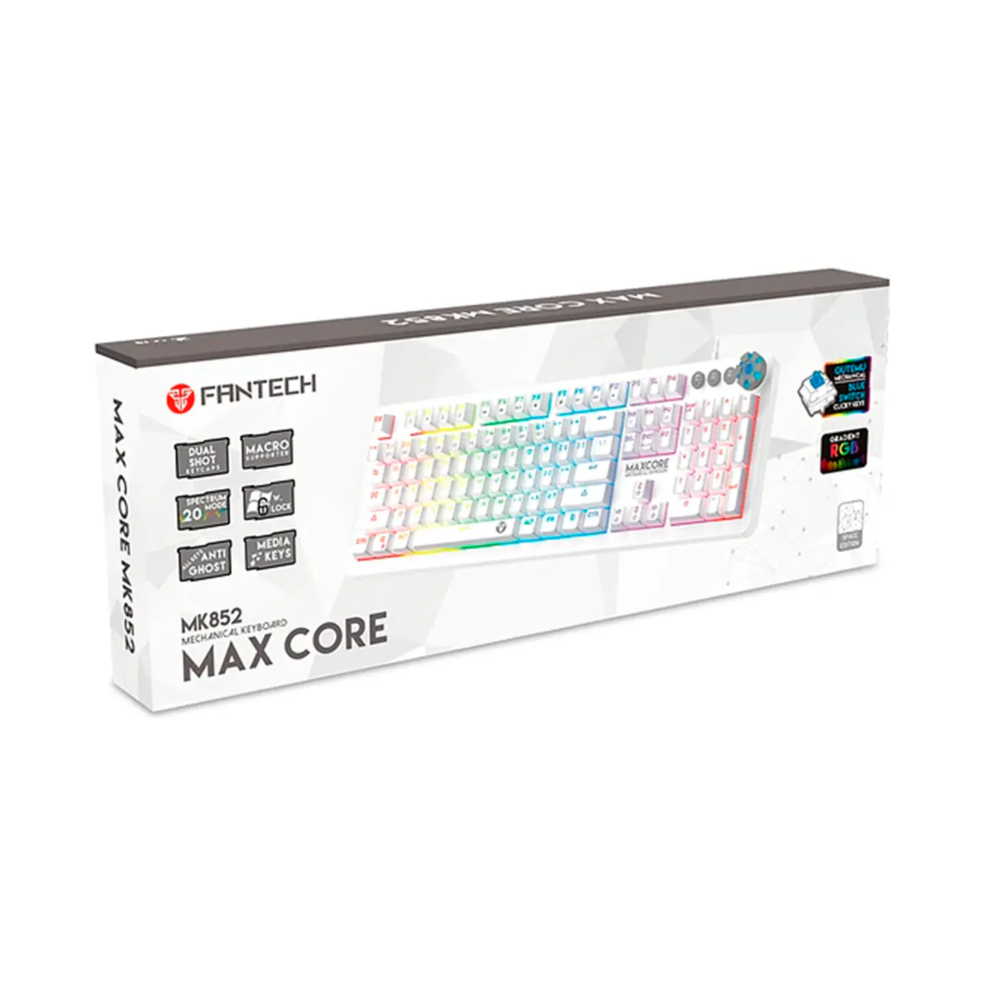 Teclado Gamer Fantech Mecánico Max Core MK852 Space Edition 6