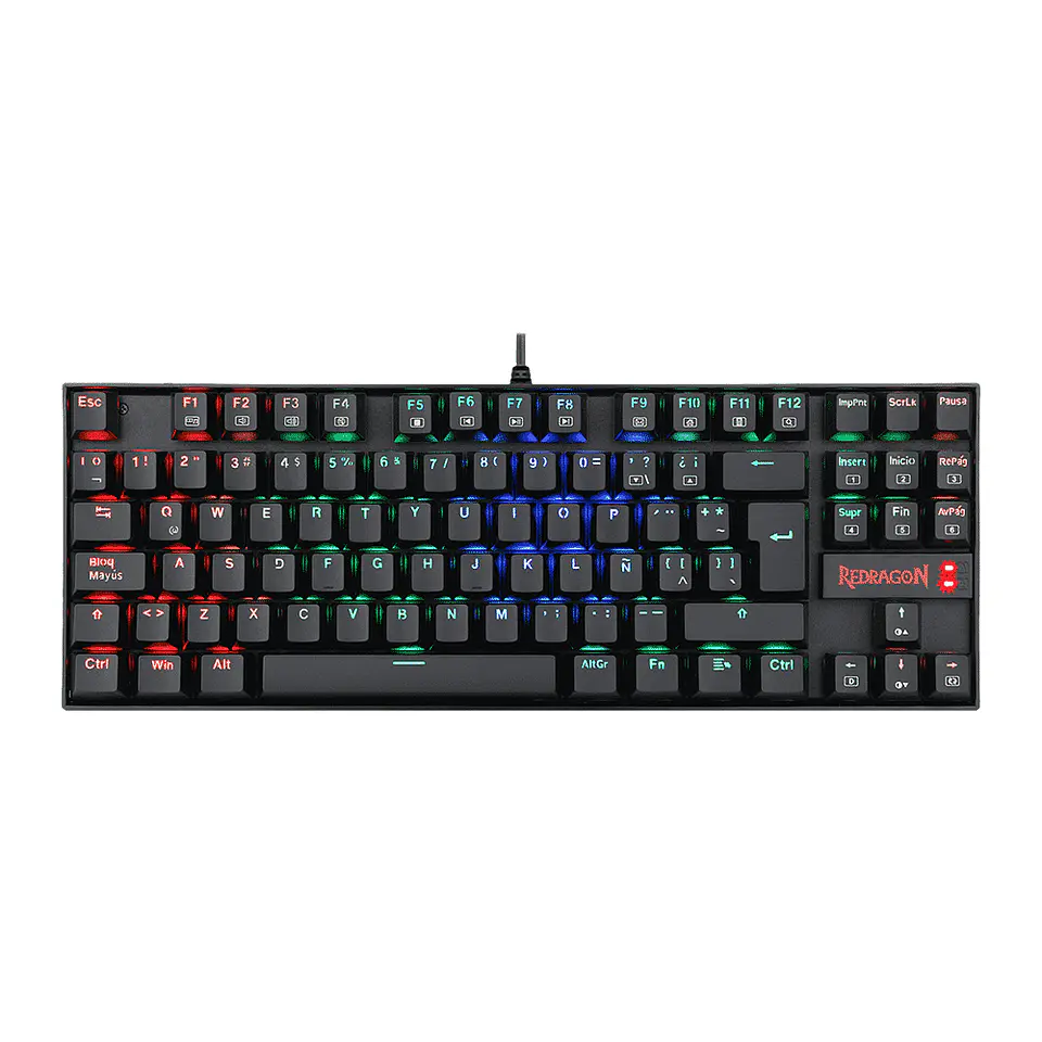 Teclado Mecánico Redragon Kumara K552 RGB, Switch Blue, Dust-Proof 1