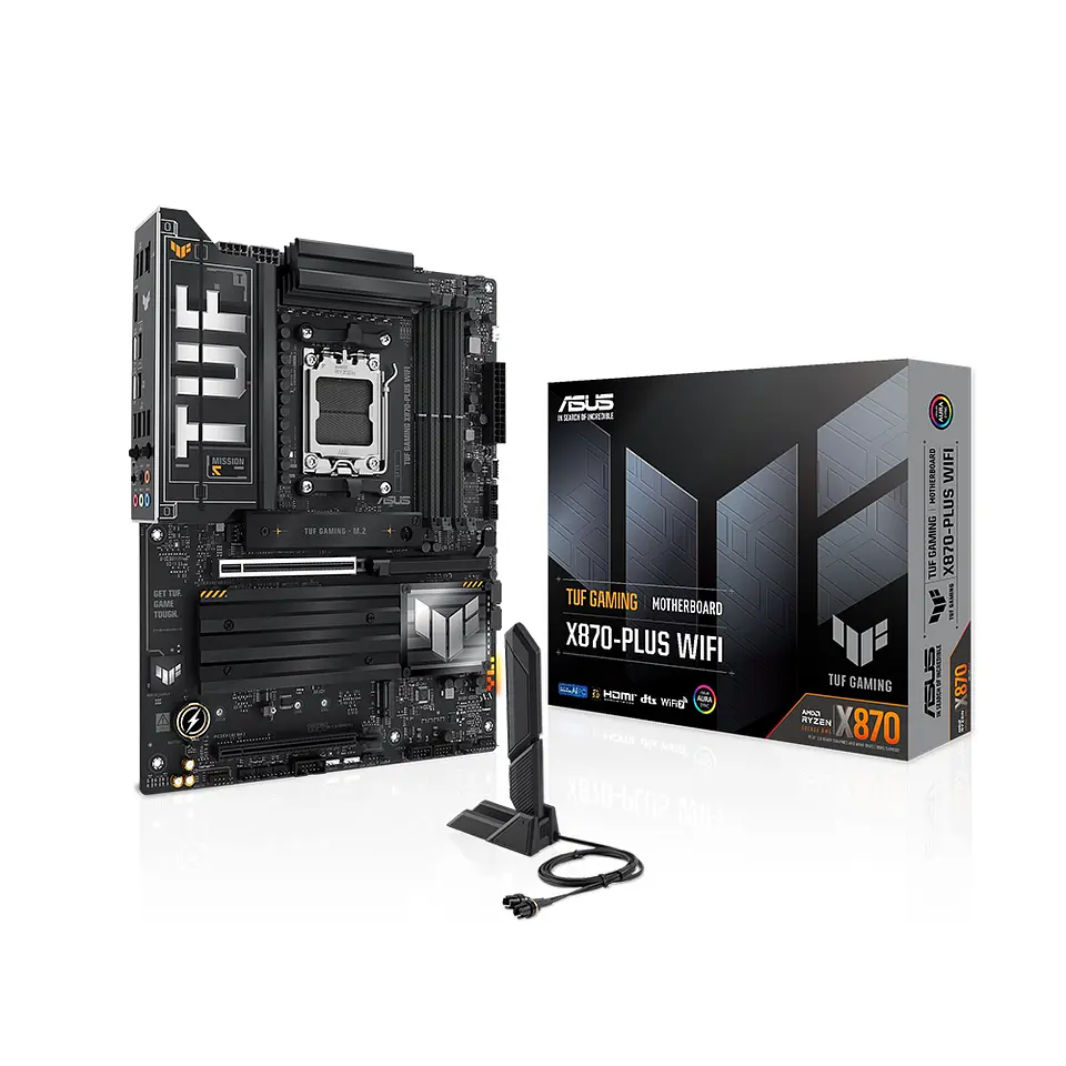 Placa Madre ASUS TUF Gaming X870-PLUS WIFI AM5, Wi-Fi 7, ATX 7