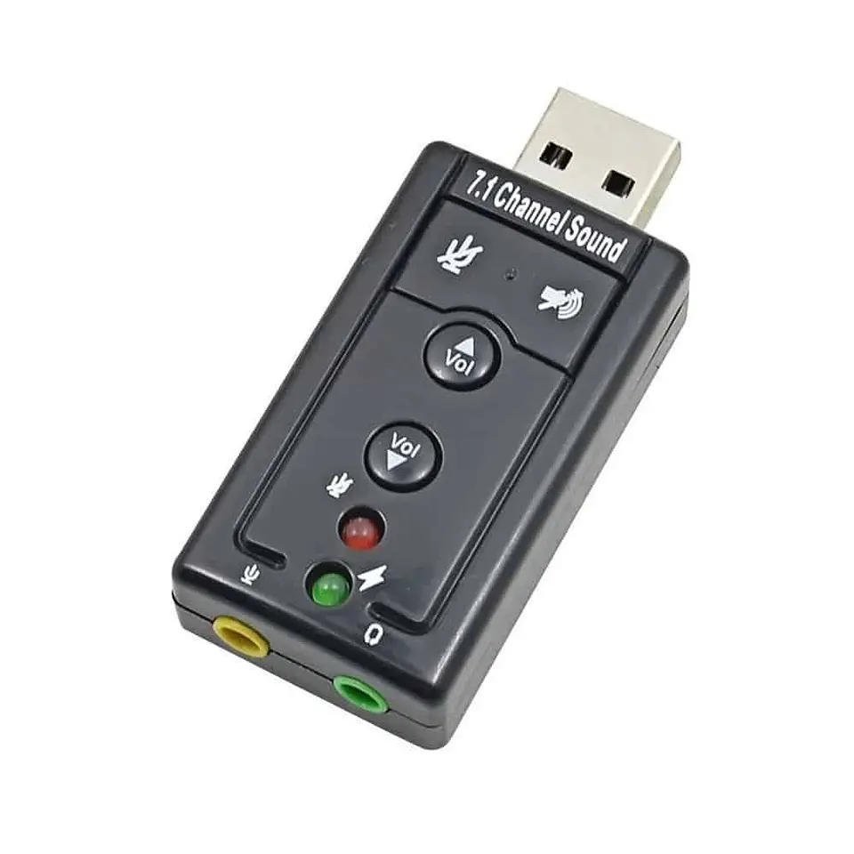 Tarjeta Adaptador De Audio USB Estéreo 7.1 Para Pc, Notebook, UT-USND33 1
