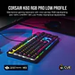 Teclado Corsair K60 RGB PRO Mecánico, Cherry MX, Low Profile - thumbnail 2