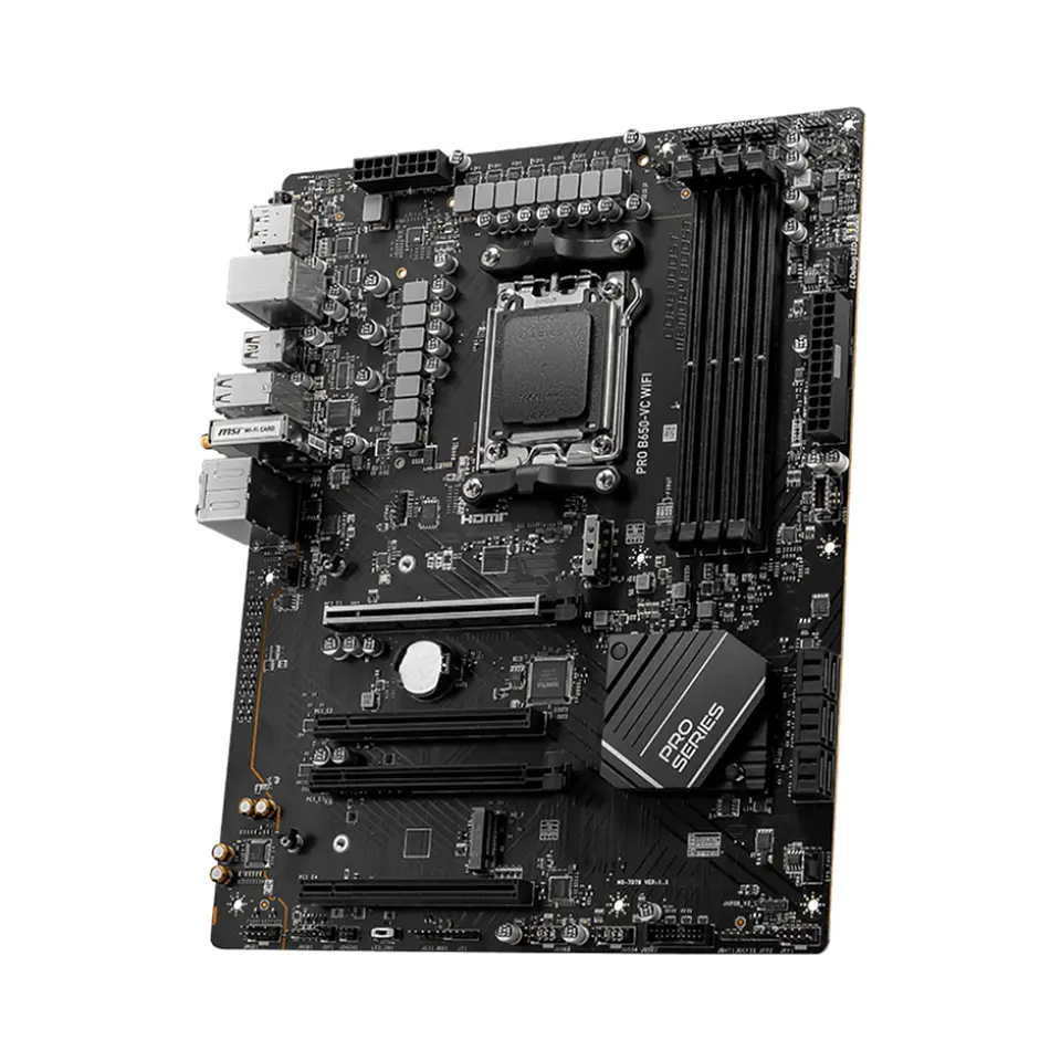 Placa Madre MSI Pro B650-VC Wifi AM5, DDR5, Versión sin caja 2