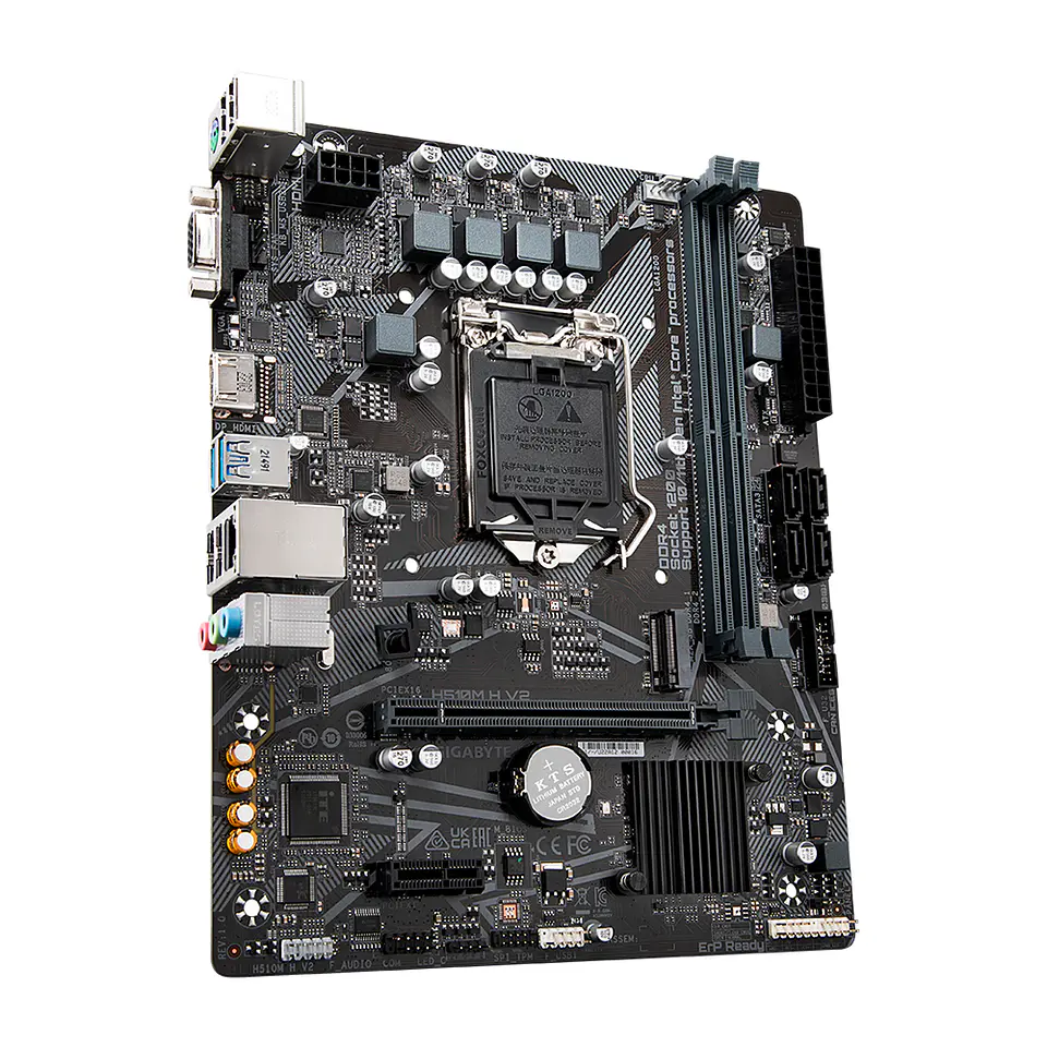 Placa Madre Gigabyte H510M H V2, Intel LGA1200 DDR4 MicroATX 3