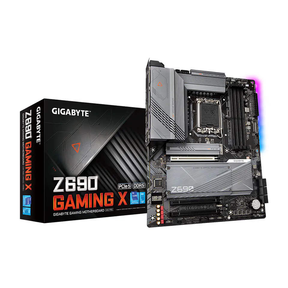 Placa Madre Gigabyte Z690 Gaming X, LGA 1700, DDR5, RGB, PCI-e 5.0 - Intel 1