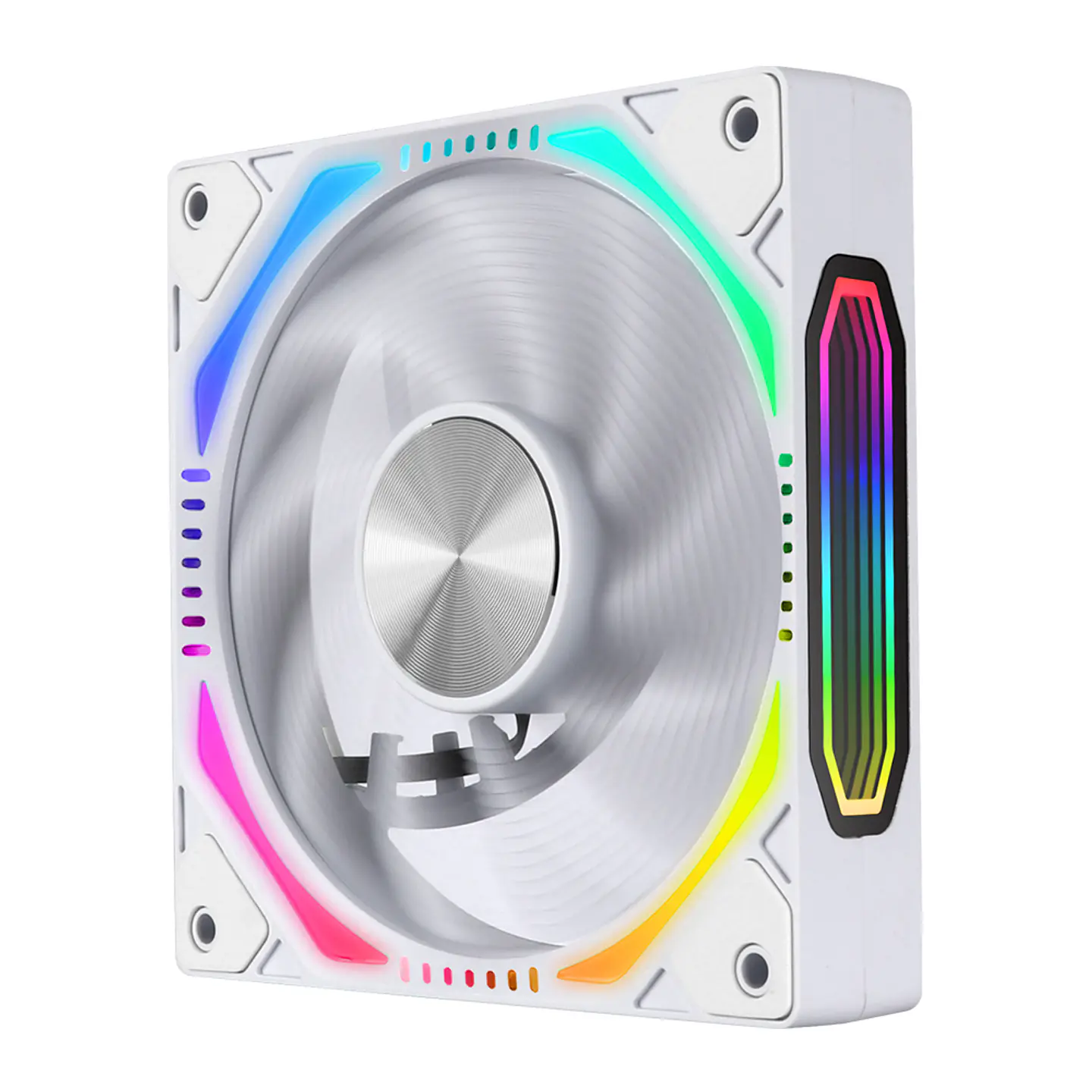 Kit 3 Ventiladores Kronos ARGB Magnéticos Pc, 120mm - White 4