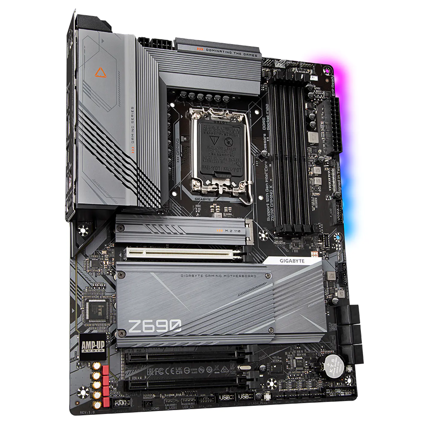 Placa Madre Gigabyte Z690 Gaming X, LGA 1700, DDR5, RGB, PCI-e 5.0 - Intel 3