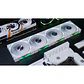 Kit 3 Ventiladores Kronos ARGB Magnéticos Pc, 120mm - White - thumbnail 7