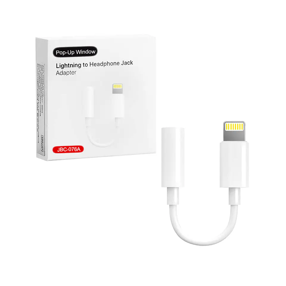 Adaptador Lightning iPhone A Jack 3.5mm Para Audífonos 1