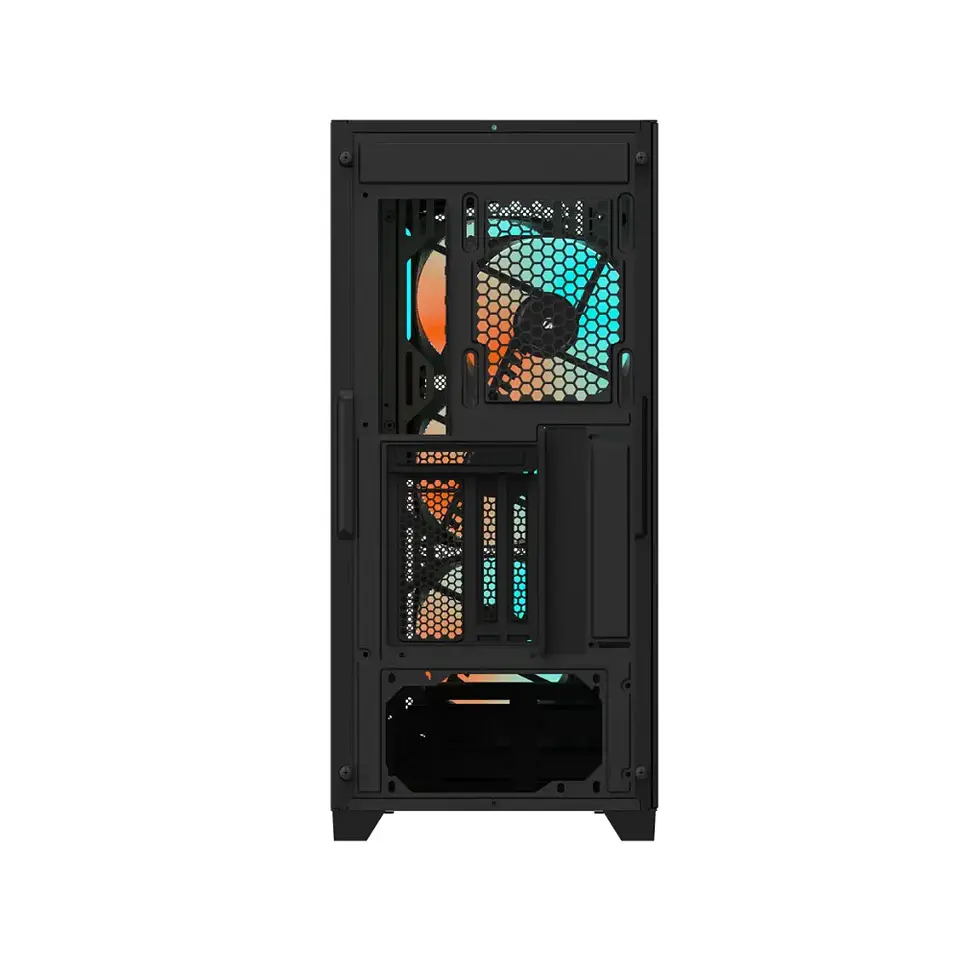 Gabinete Gamer Gigabyte C301 Glass Panel Vidrio E-Atx, RGB 4Fan 2