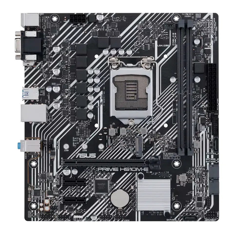 Placa Madre ASUS PRIME H510M-E (LGA1200, DDR4 2133/3200MHz, M.2, MicroATX) 2