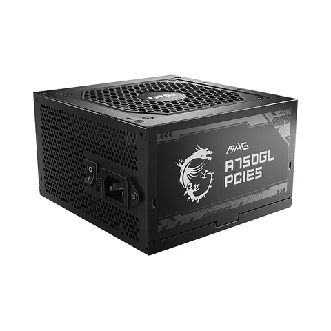 Fuente de Poder MSI MAG A750GL PCIE5 750W, Modular, 80+ Gold
