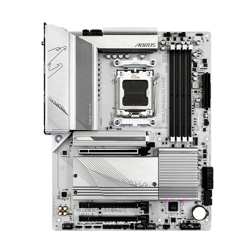 Placa Madre AORUS B650 ELITE AX ICE DDR5 AM5 ATX PCie-4 2