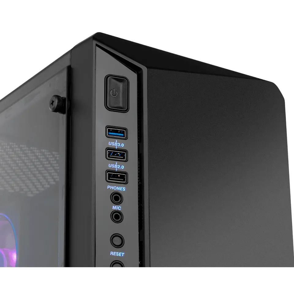 Gabinete Gamer Nox Atom RGB (ATX, Vidrio Templado), incluye 3 coolers RGB 4