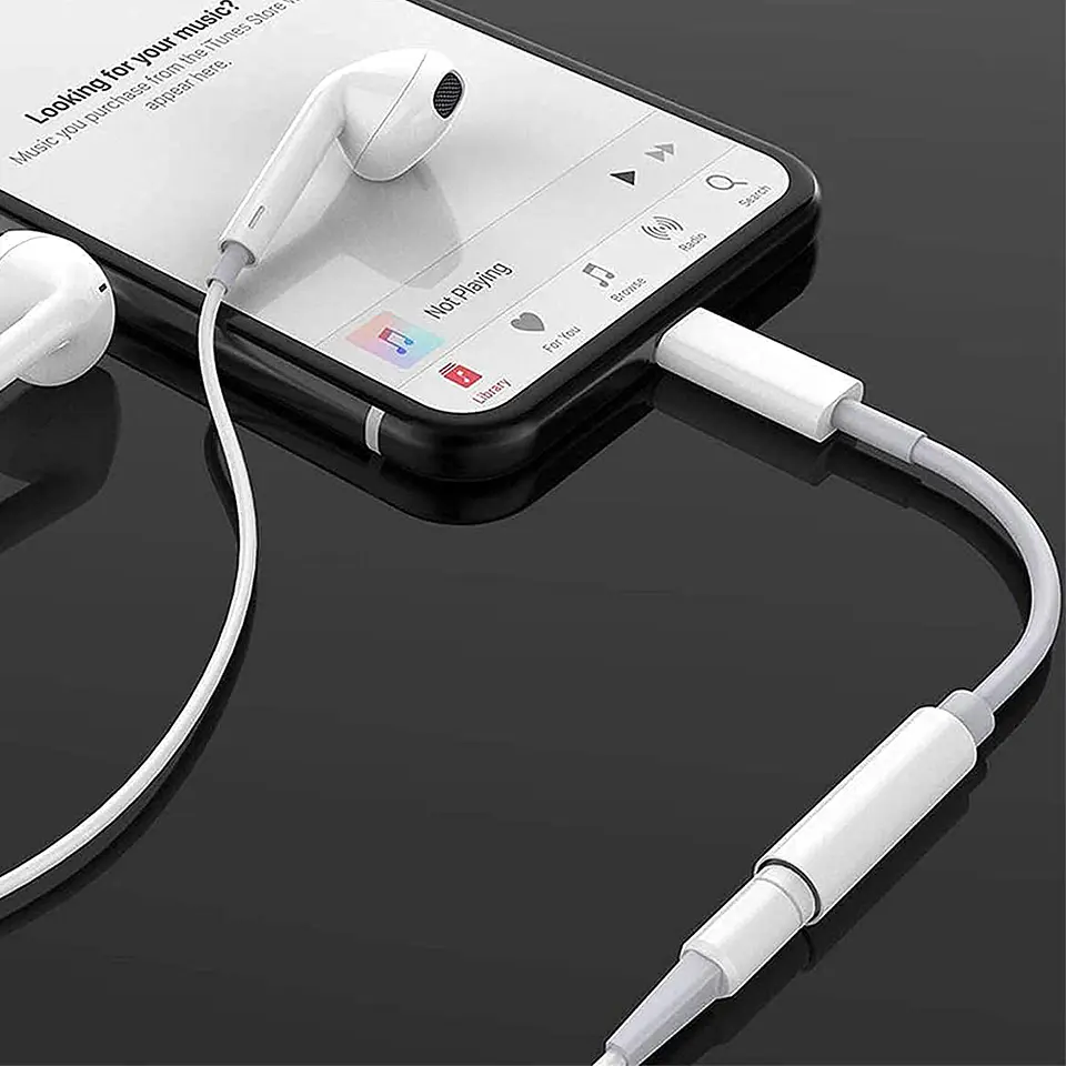 Adaptador Lightning iPhone A Jack 3.5mm Para Audífonos 7