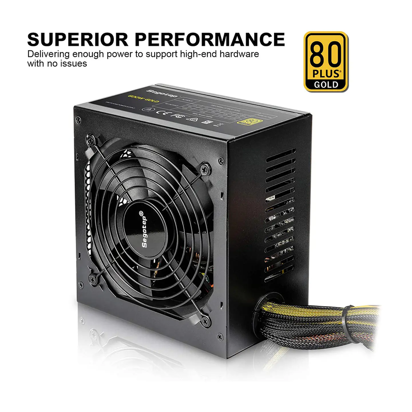 Fuente de Poder Segotep 700W 80+ Plus GOLD 3