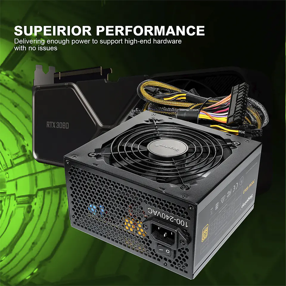 Fuente de Poder Segotep 700W 80+ Plus GOLD 4