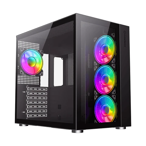 Gabinete Gamemax ATX Infinity Black, vidrio templado, USB 3.0