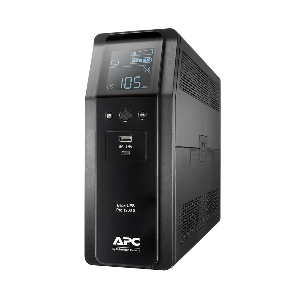 UPS APC Back Pro 1200 S Interactiva 1.2kVA/ 720W AVR 8 salidas 1