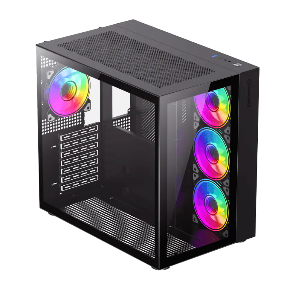 Gabinete Gamemax ATX Infinity Black, vidrio templado, USB 3.0 2