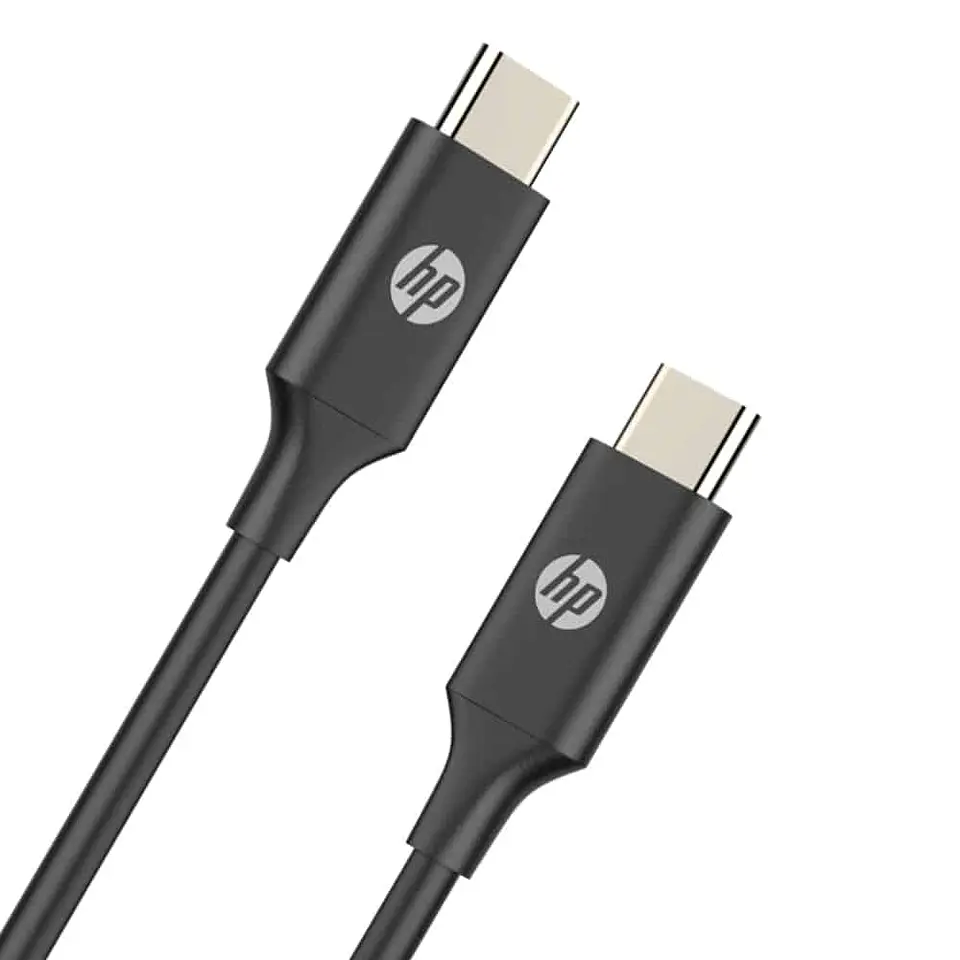 Cable de datos Tipo C a Tipo C, HP - DHC-TC107, Carga rápida hasta 60w, Trasmisión de datos hasta 5Gbps, 1 Metro 2