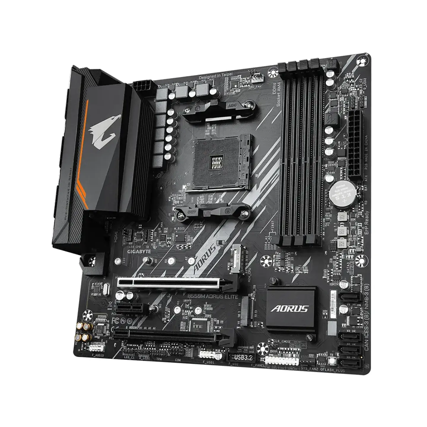 Placa Madre Aorus B550M Elite AM4 DDR4, M.2, mATX 2