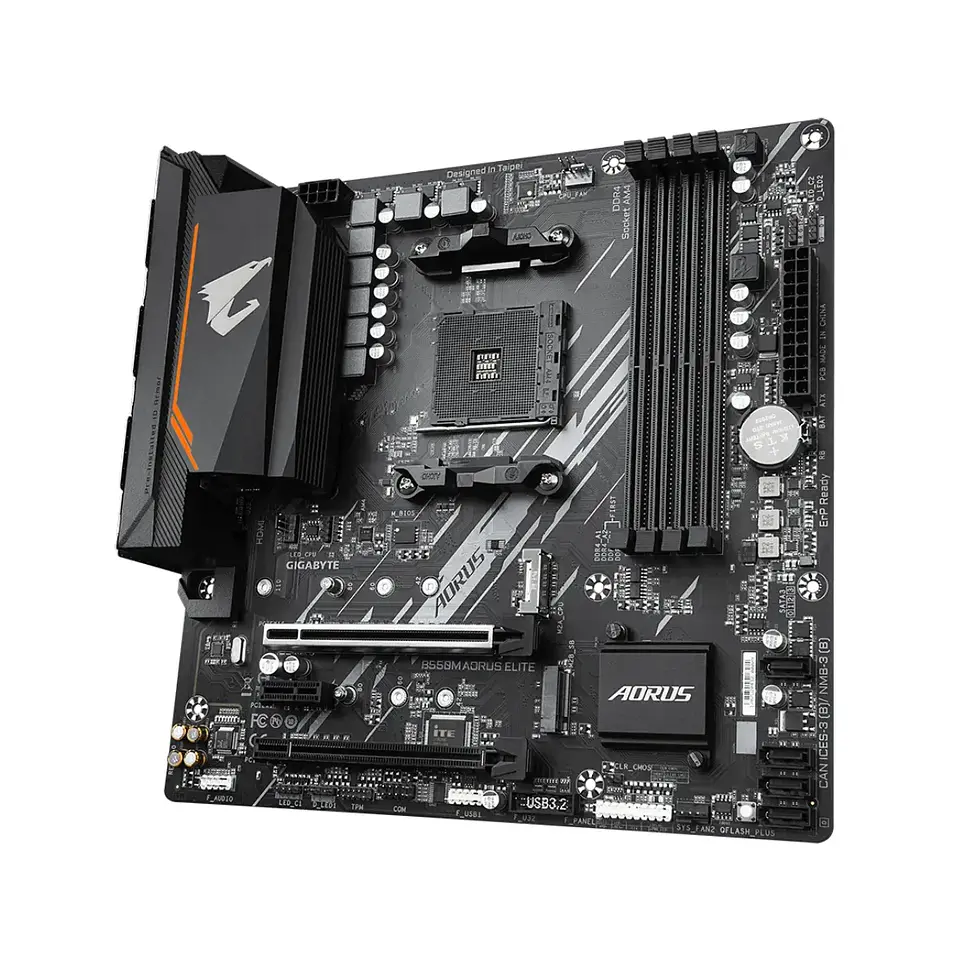 Placa Madre Aorus B550M Elite AM4 DDR4, M.2, mATX 2