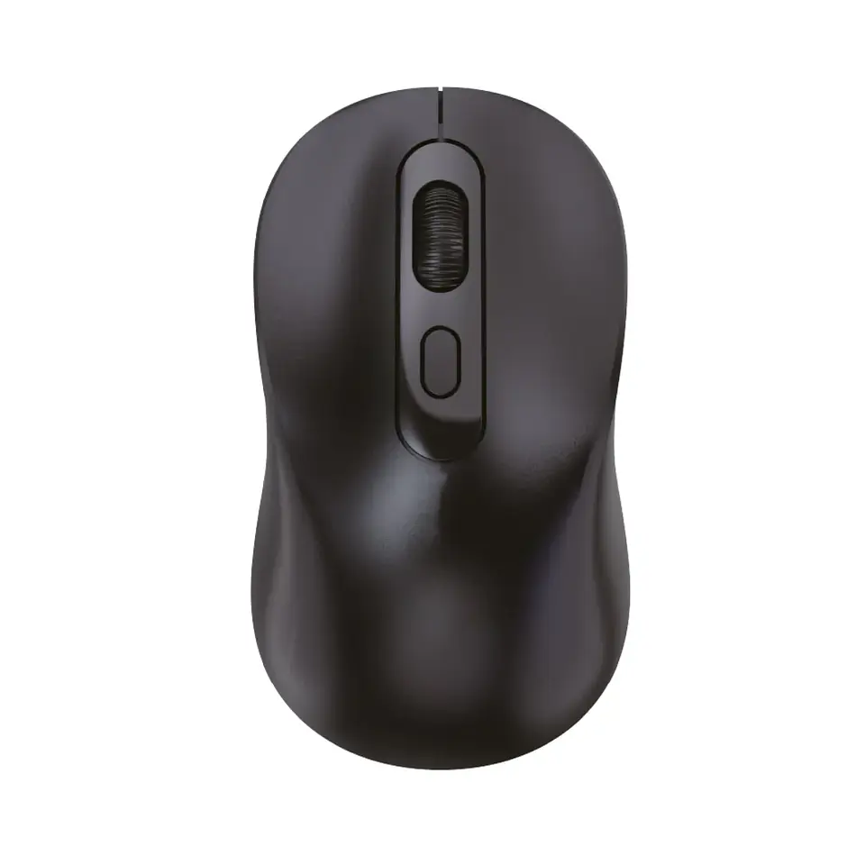 Mouse Inalámbrico 2,4Ghz, 1600 DPI USB-C Recargable Negro 1