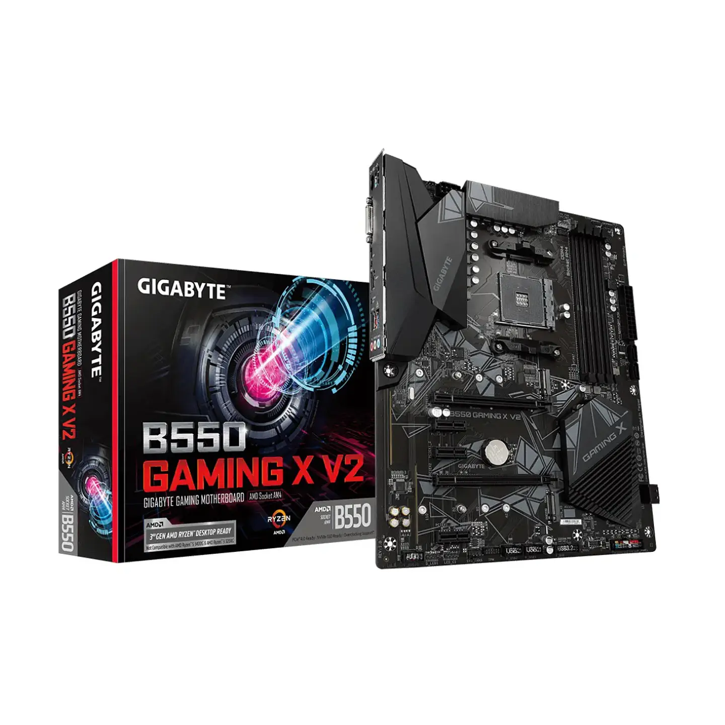 Placa Madre Gigabyte B550 Gaming X V2, AM4 DDR4, M.2, ATX 1