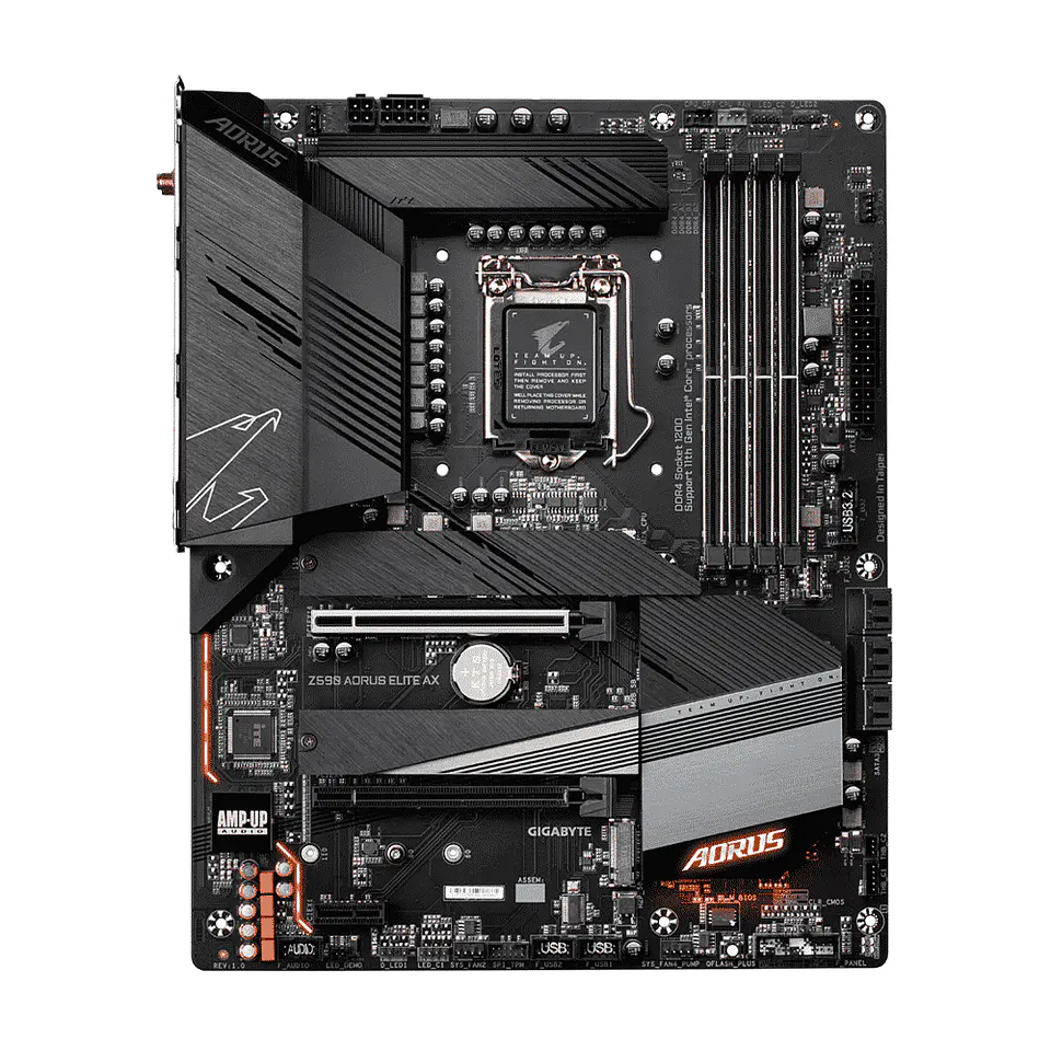 Placa Madre Gigabyte Z590 AORUS ELITE AX (LGA1200, DDR4, M.2, Wi-Fi, ATX) 2