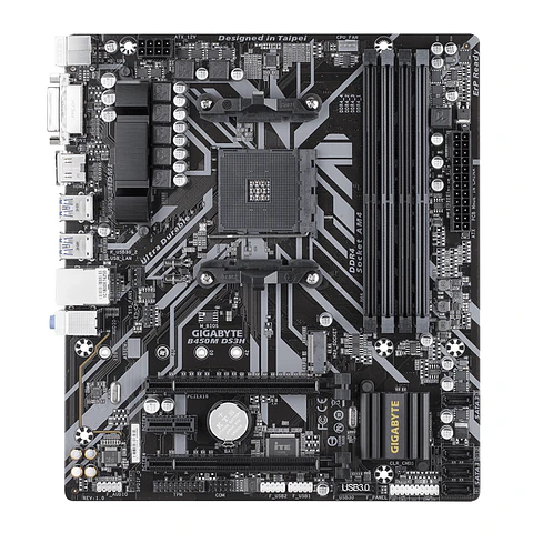 Placa Madre Gigabyte B450M DS3H (Micro ATX, AM4, DDR4) - AMD Ryzen