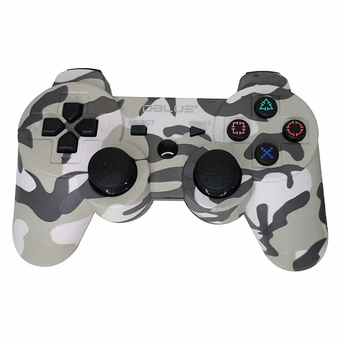 Control joystick para PS3 DBlue - diseño camuflaje silver - DBC5002MTS