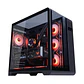 Gabinete Kronos Sky Black RGB ATX, Vidrio Templado, USB 3.0 - thumbnail 1