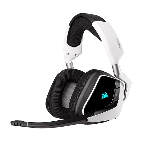 Audífonos Wireless Gamer Corsair Void RGB Elite 7.1, Blanco