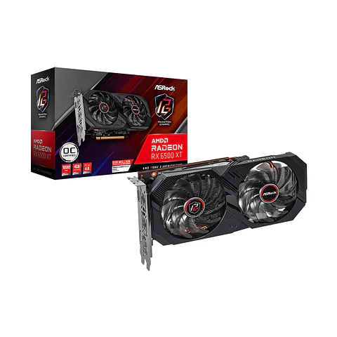 Tarjeta de Video ASRock RX 6500 XT Phantom Gaming 4GB OC