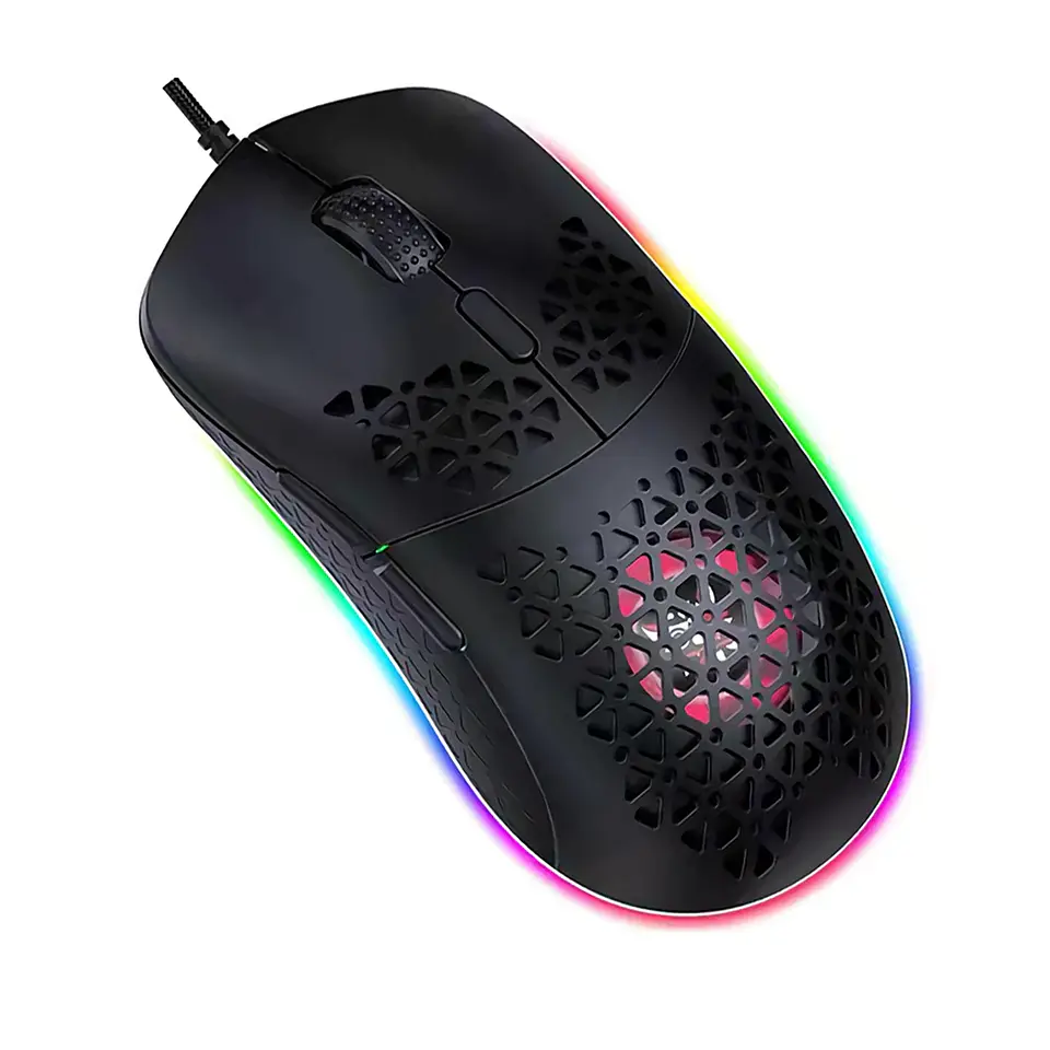 Mouse Gamer Onikuma Cw911 Óptico, Rgb, Ventilación, Negro 2