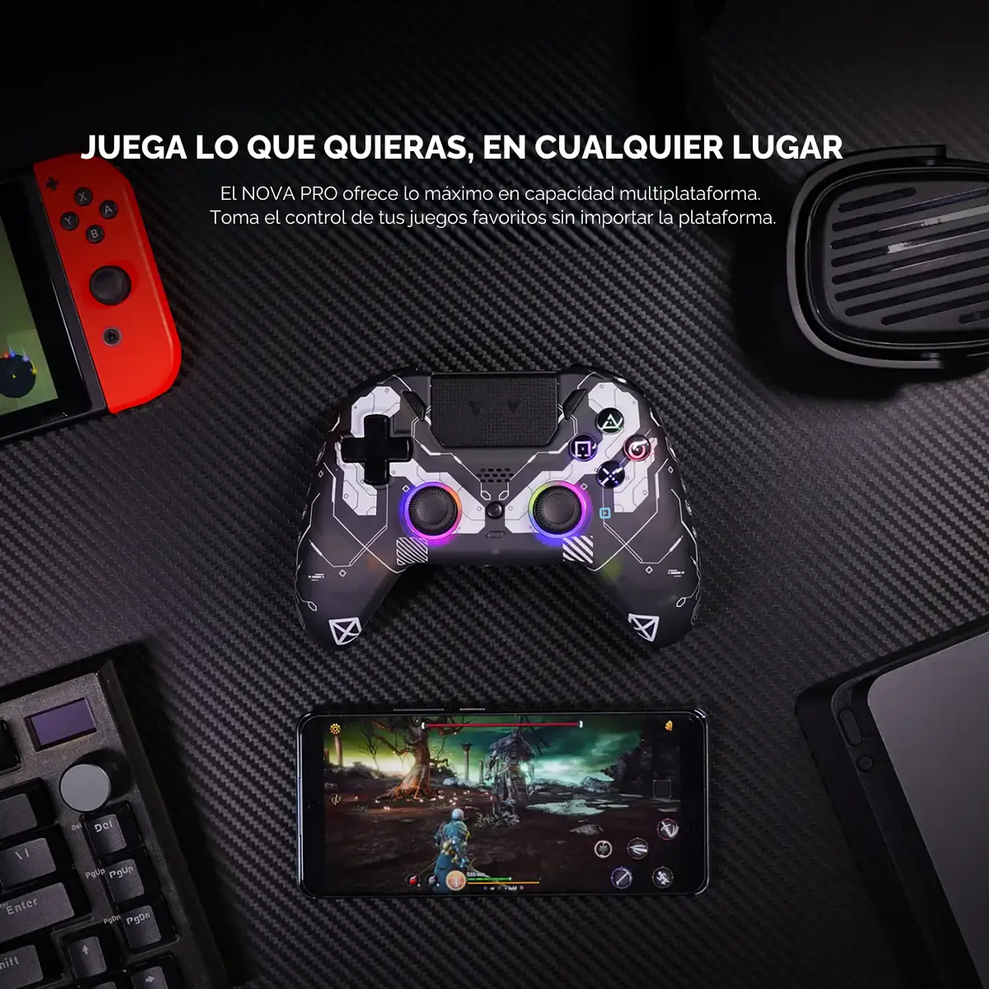 Control Joystick Fantech Nova Pro Epsilon WGP14V2 Inalámbrico RGB 7