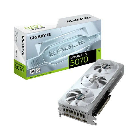 Tarjeta Video Gigabyte RTX 5070 Eagle OC ICE Sff 12G PciE-5