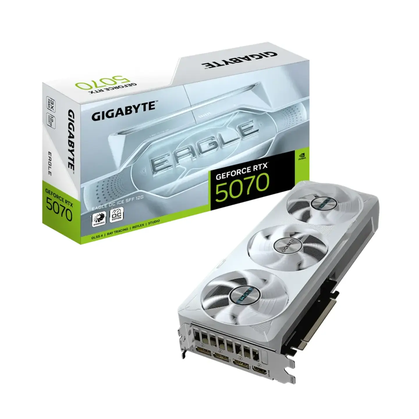 Tarjeta Video Gigabyte RTX 5070 Eagle OC ICE Sff 12G PciE-5 1