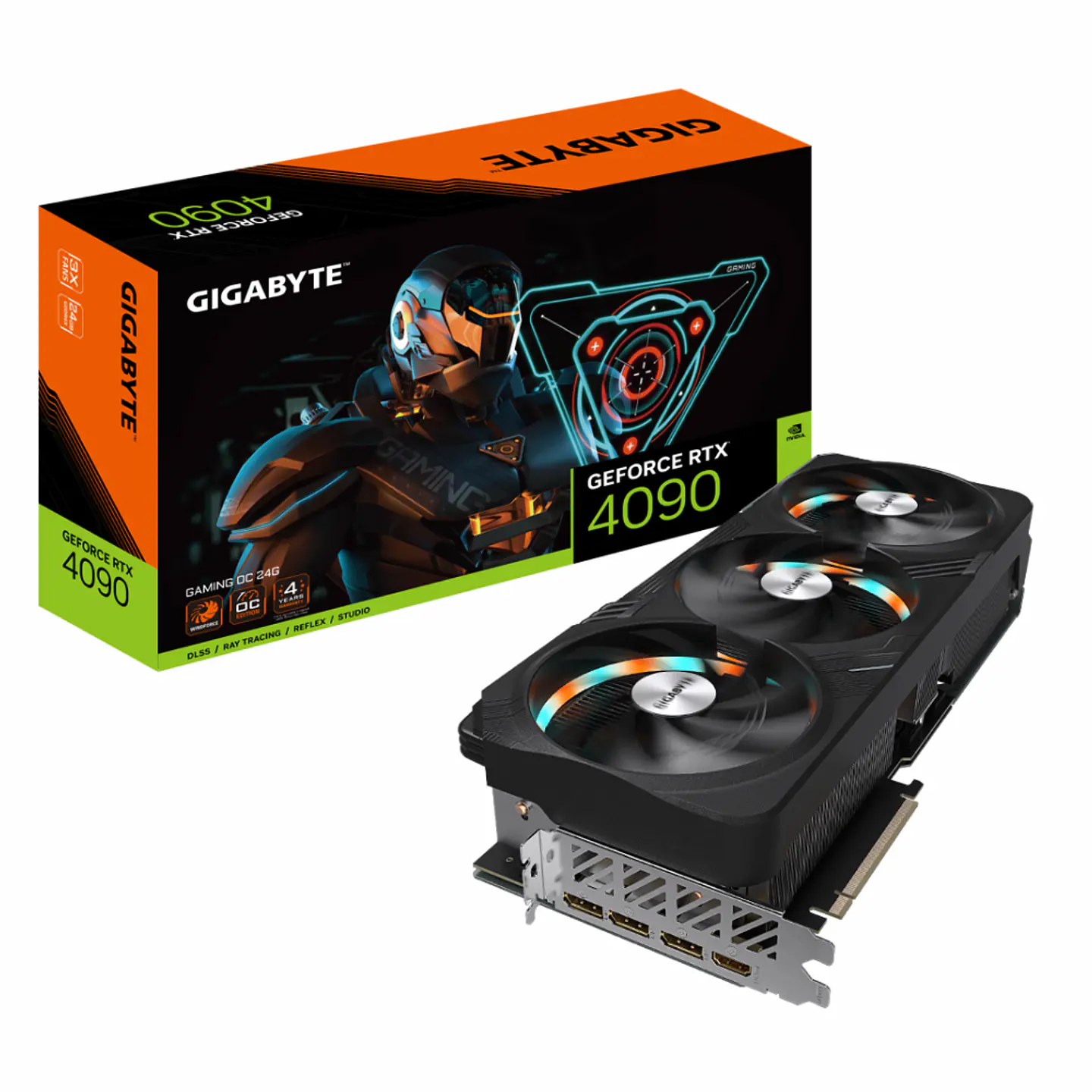 Tarjeta de video gráfica Gigabyte GeForce RTX 4090 GAMING OC 24G [GV-N4090GAMING 1