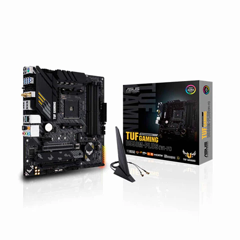 Placa Madre Asus TUF Gaming B550M-PLUS (Wi-Fi), AURA Sync, dual M.2, HDM, AM4 AMD Ryzen