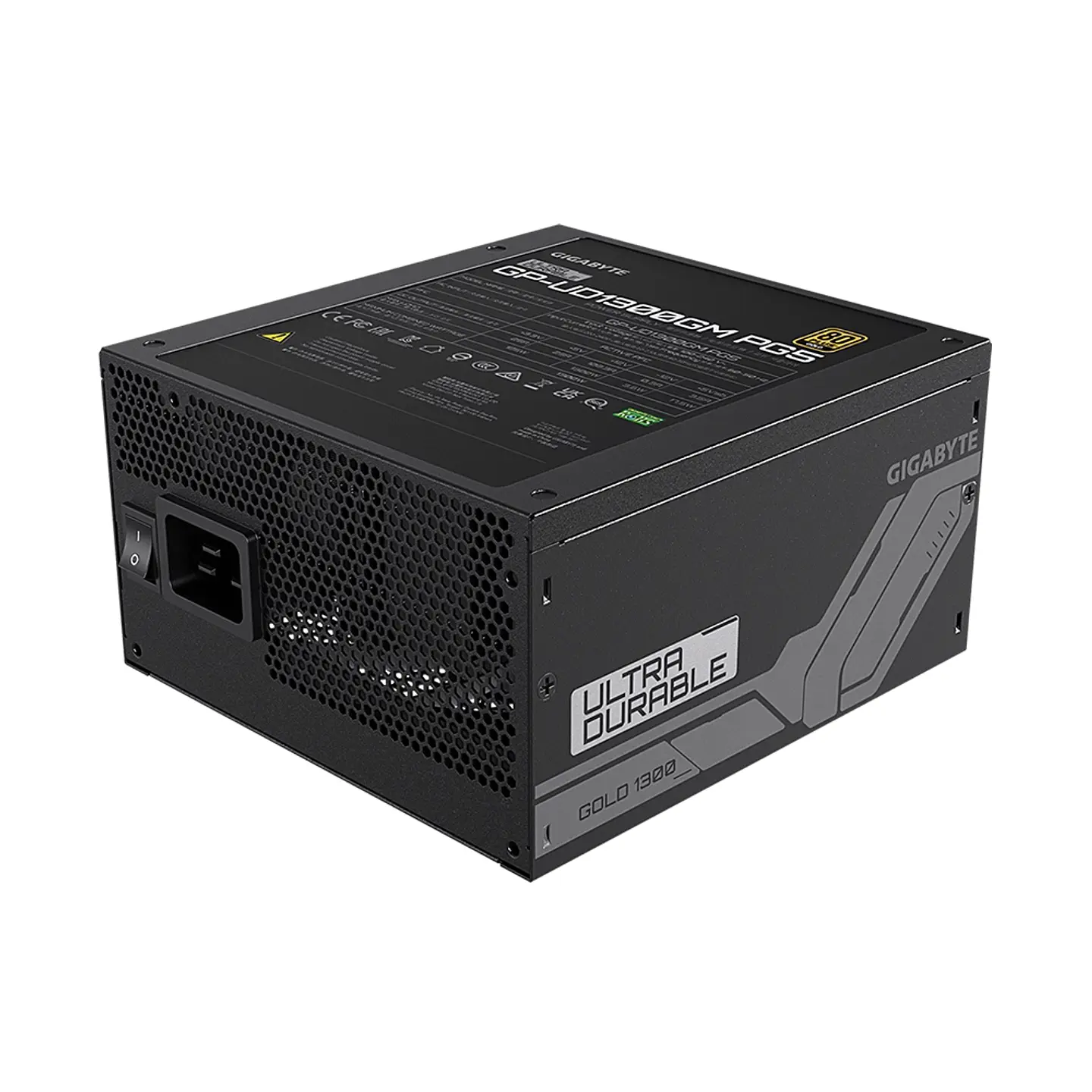 Fuente de Poder Gigabyte 1300W UD1300GM PG5, 80+ Gold, Modular 5