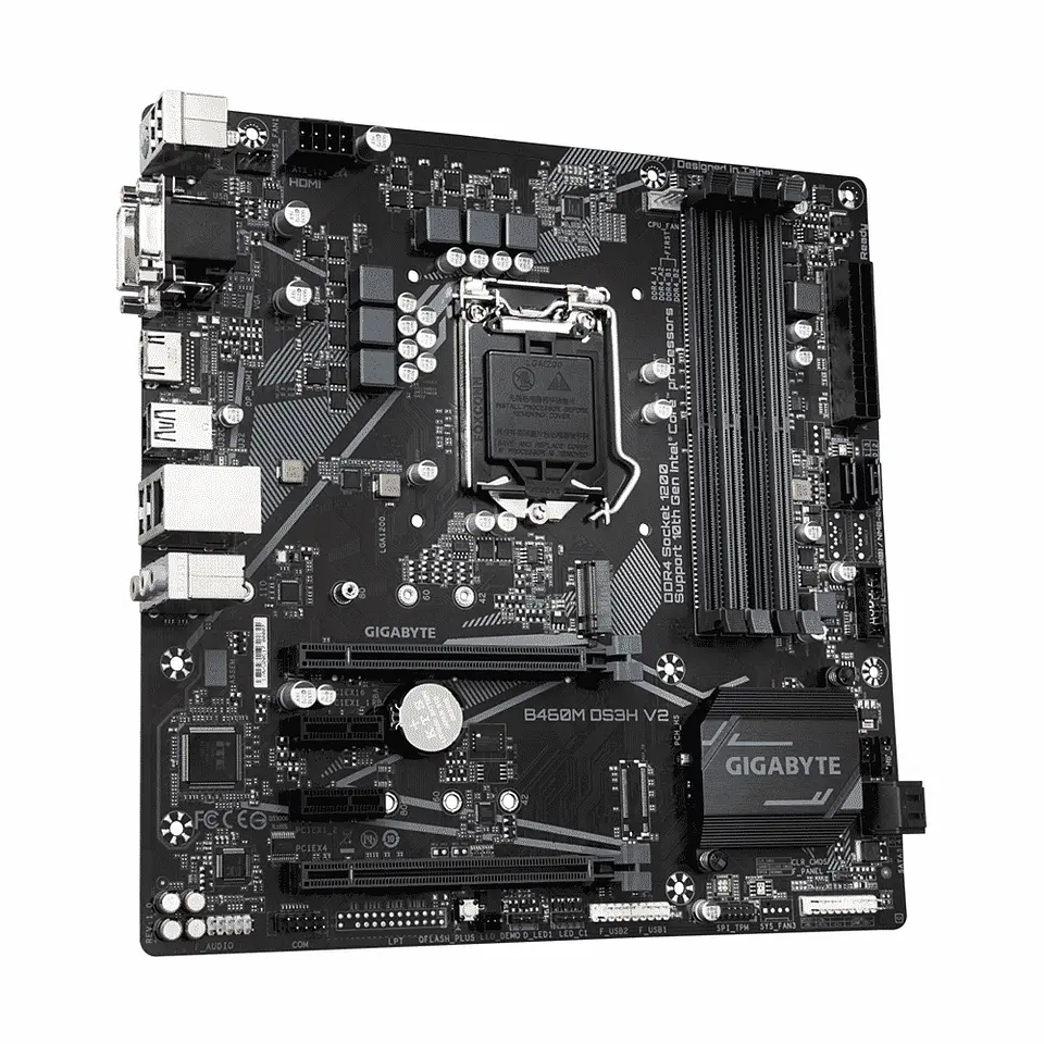 Placa Madre Gigabyte B460M DS3H V2 (LGA1200, M.2, DDR4, MicroATX) 2