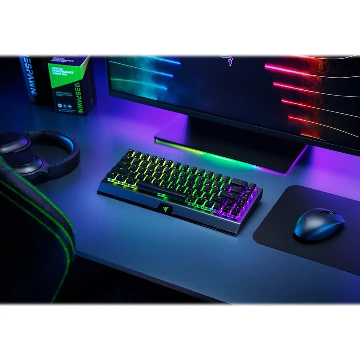 Teclado Razer BlackWidow V3 Mini HyperSpeed Phantom Yellow Sw 4