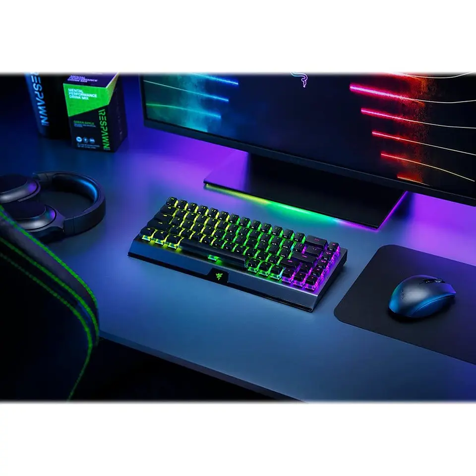 Teclado Razer BlackWidow V3 Mini HyperSpeed Phantom Yellow Sw 4