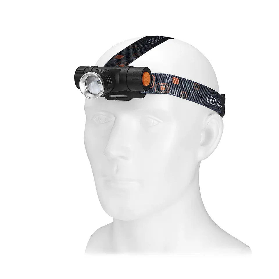 Linterna Led Formato Cintillo para Cabeza, Estilo Minero (10W, Recargable) 1