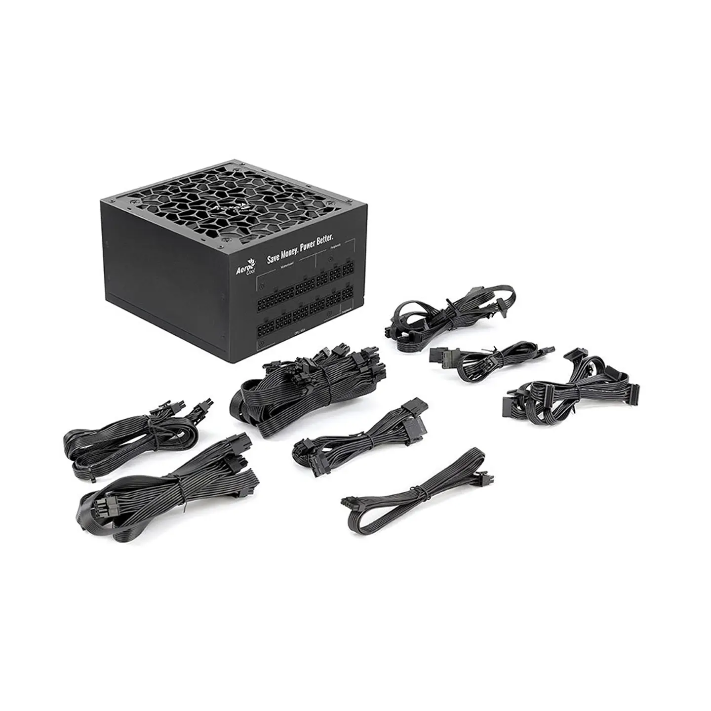 Fuente de Poder Aerocool 850W, Full Modular, Certificada 80+ Plus Bronze 6