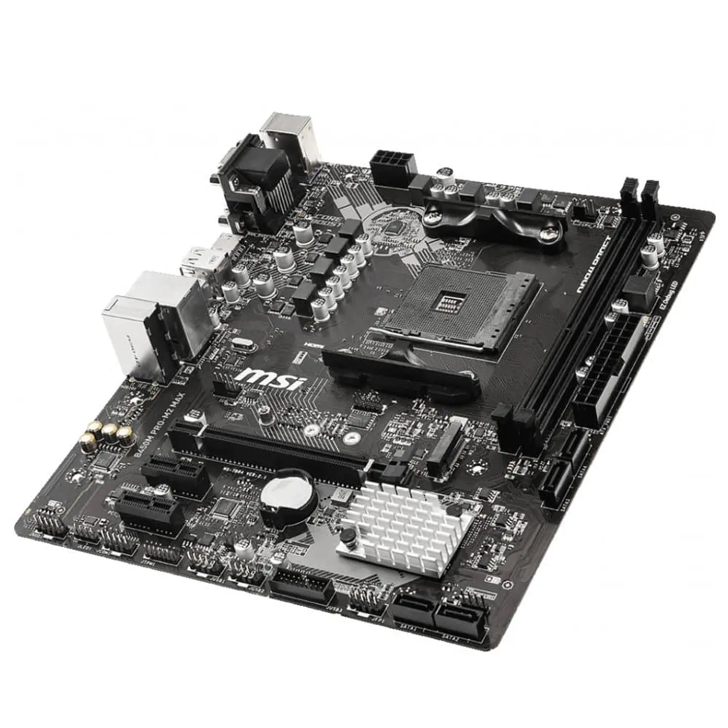 Placa Madre MSI B450M PRO-M2 MAX, AMD B450, Ryzen 5000, 2xDDR4, 1xHDM 3