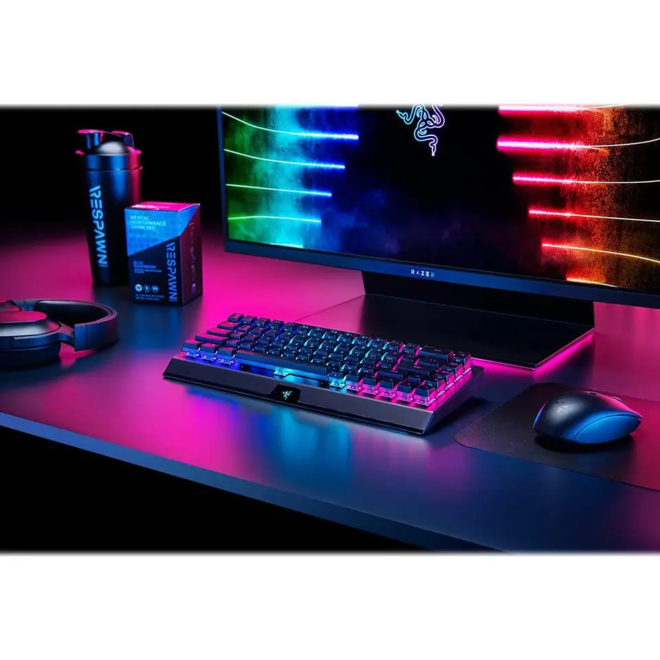 Teclado Razer BlackWidow V3 Mini HyperSpeed Phantom Yellow Sw 5